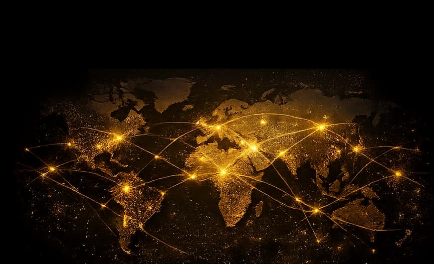International route map
